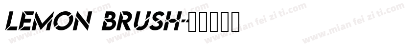 Lemon Brush字体转换